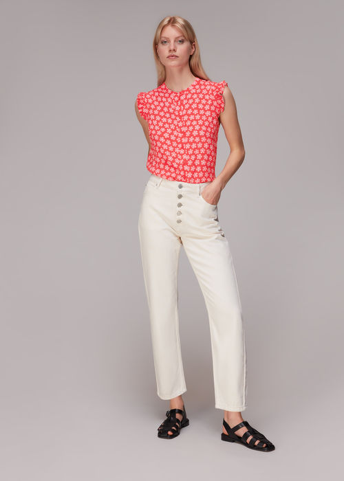 Whistles Women's Daisy Check...