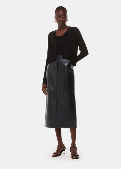 Khaki Macie Wrap A Line Skirt, WHISTLES