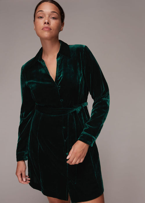 Whistles Women's Velvet Wrap...