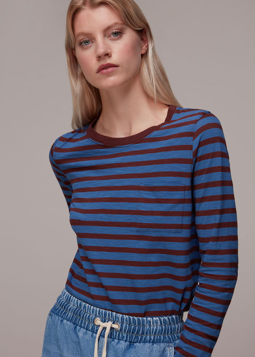 Whistles Women's Stripe Crew...