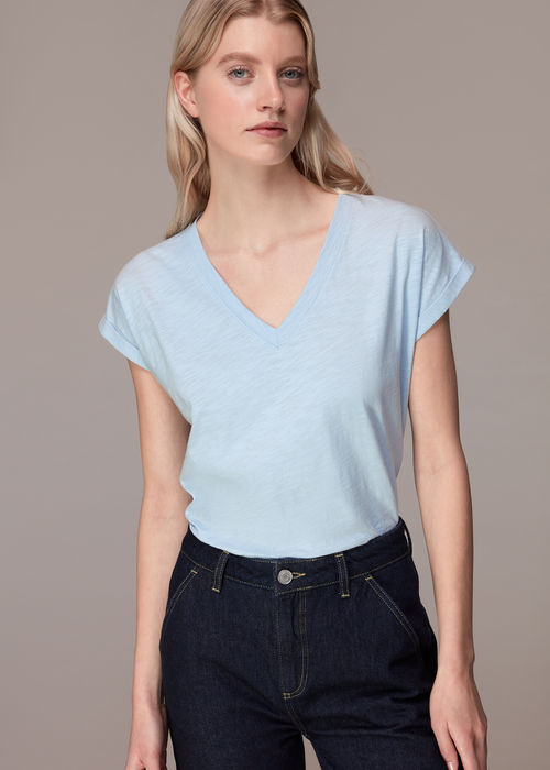 Whistles Women's Willa V Neck...