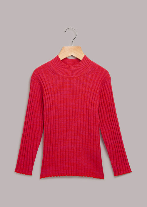 Whistles Kids Rib Knit Marl...