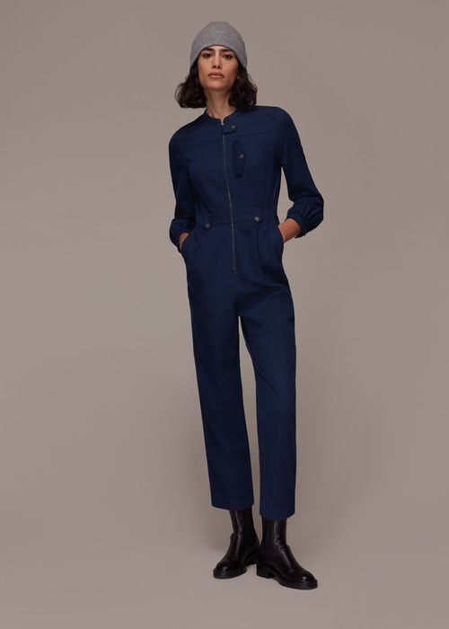 Denim Gabby Denim Jumpsuit, WHISTLES