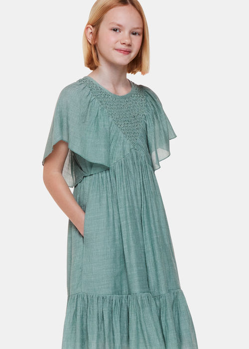 Whistles Kids Willa Smocked...