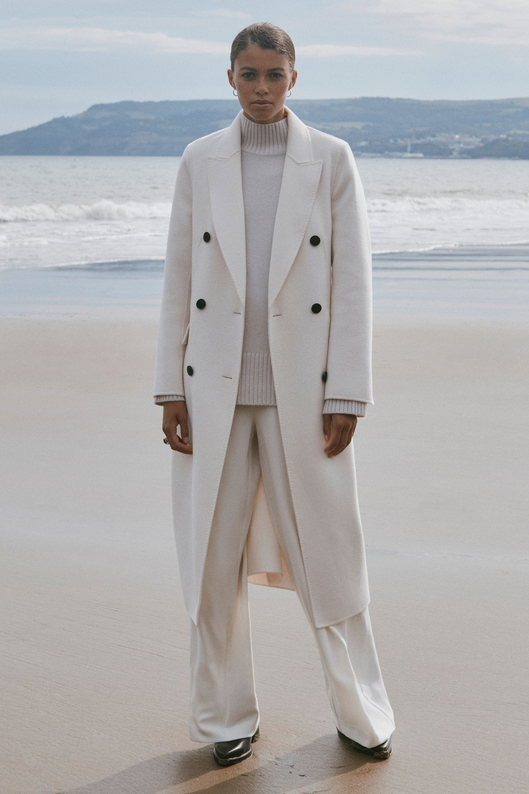 Reiss faris belted wool coat cheap