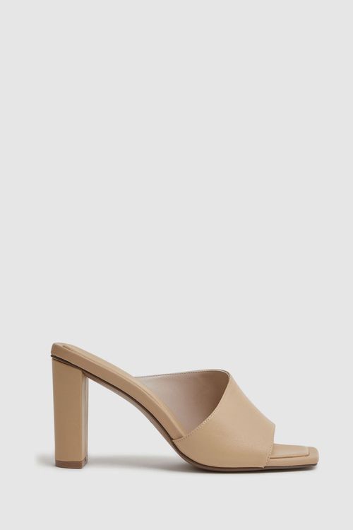 Heather - Nude Leather Block...