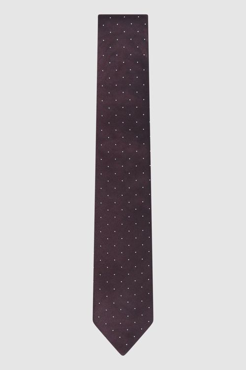 Liam Silk Tie - Burgundy...