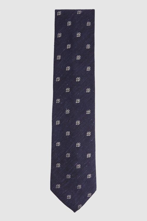 Francesco - Navy Silk Blend...