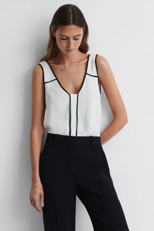 Jessy Sleeveless V-Neck Vest...