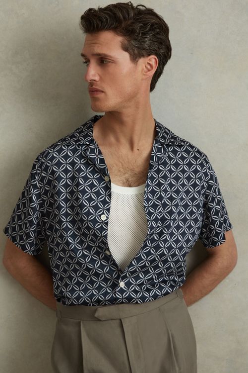 Tintipan - Navy/White Printed...