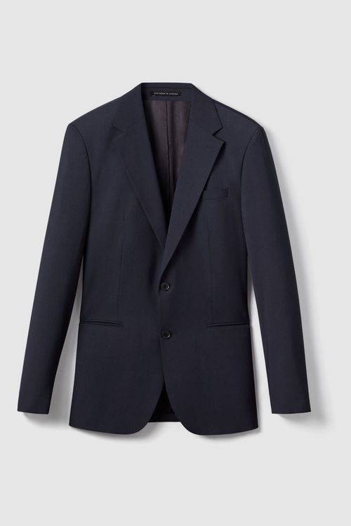 Hope - Navy Modern Fit Wool...