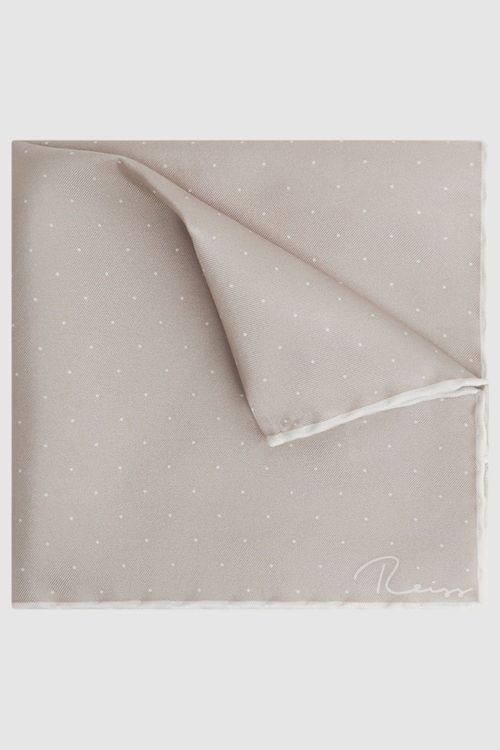 Liam Pocket Square - Beige...