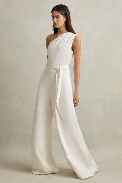 Luana - Ivory One-Shoulder...