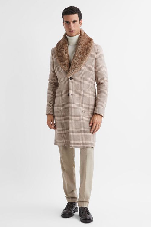 Jackie - Oatmeal Wool Check...