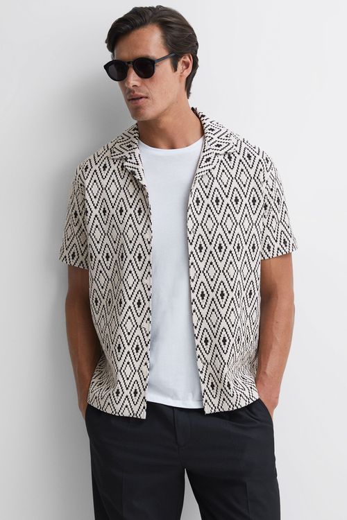 Cedar - White/Black Jacquard...