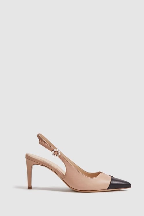 Camilla Slingback Kitten Heels