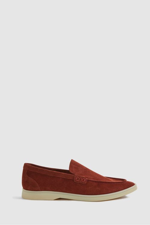 Kason - Rust Suede Slip-On...