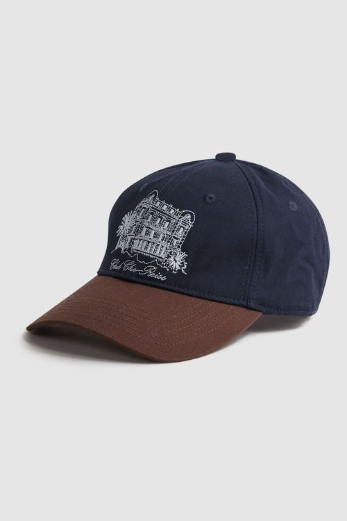 Palermo - Navy/Tobacco Palermo | Ché Embroidered Baseball Cap