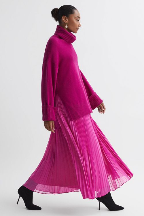 Florere - Pleated Maxi Skirt,...