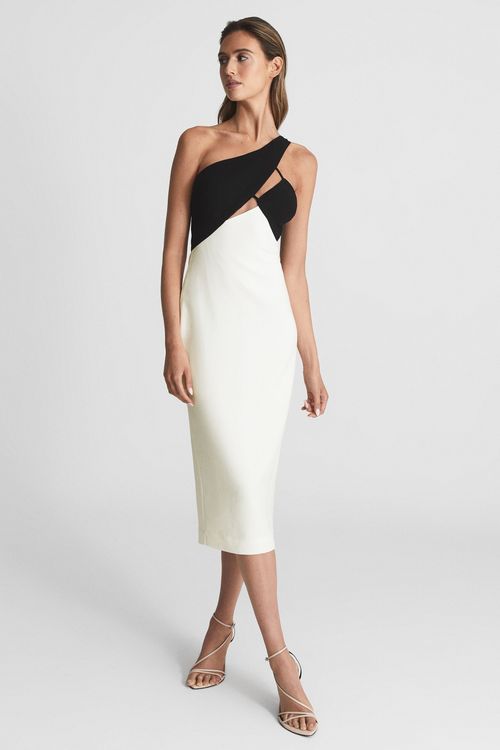 Elodie - White One Shoulder...