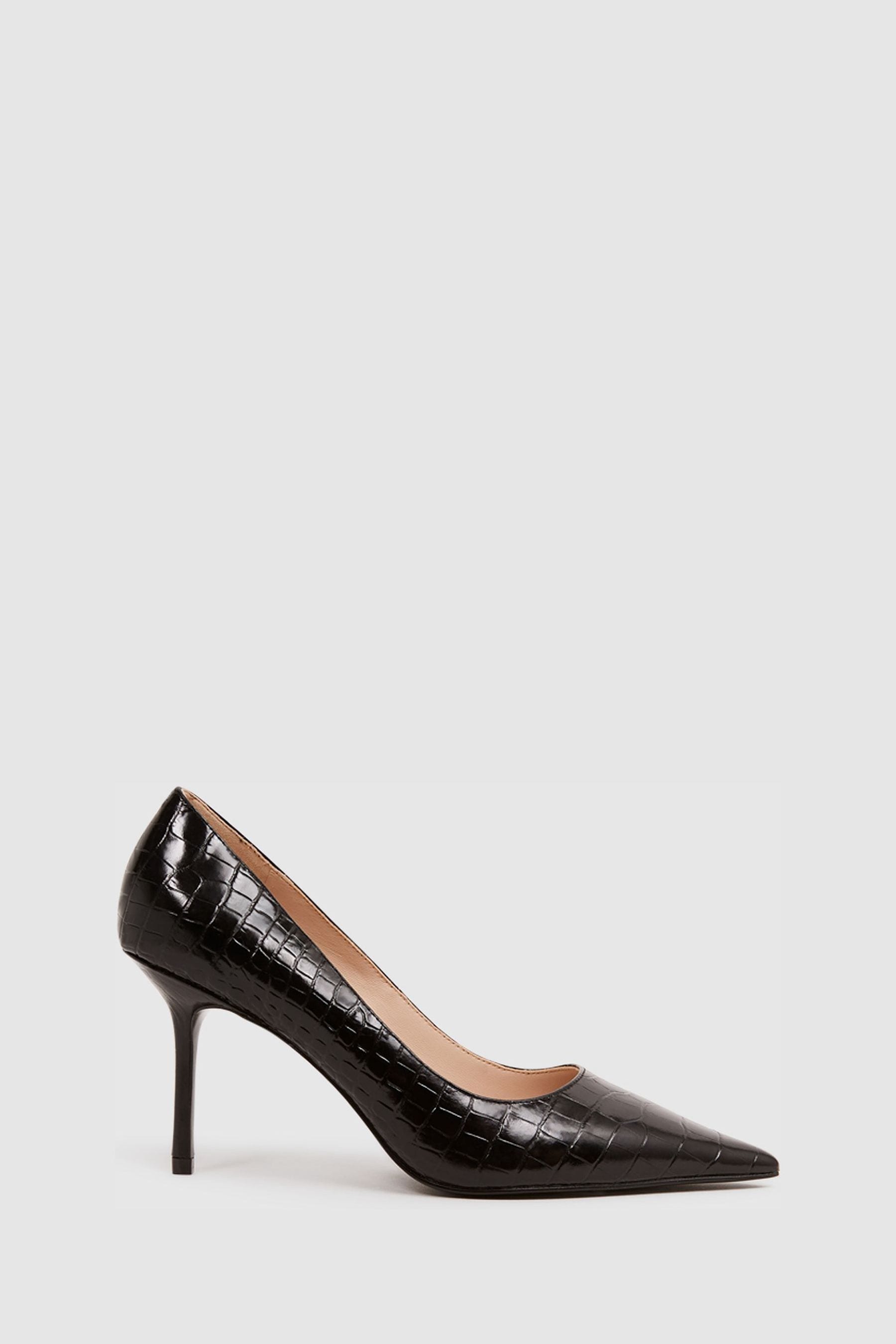 Black patent hotsell mid heels