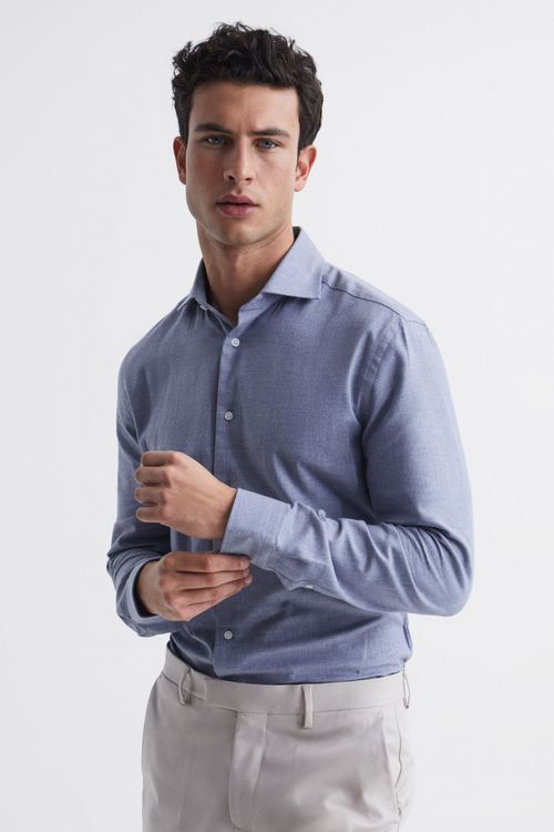 Belief - Soft Blue Slim Fit...