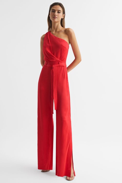 Eliza - Red Off-The-Shoulder...