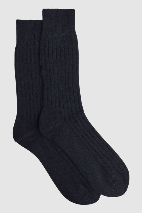 Cirby Navy Wool-Cashmere...