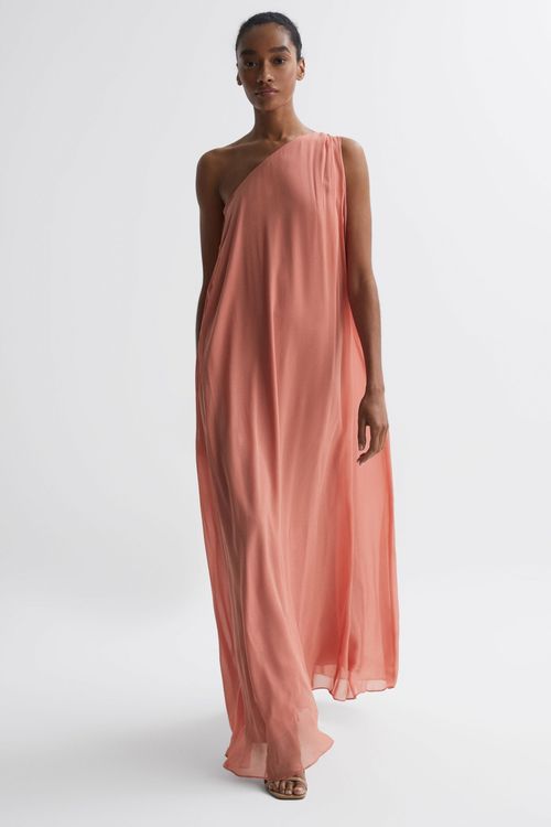 Charly - Coral One Shoulder...