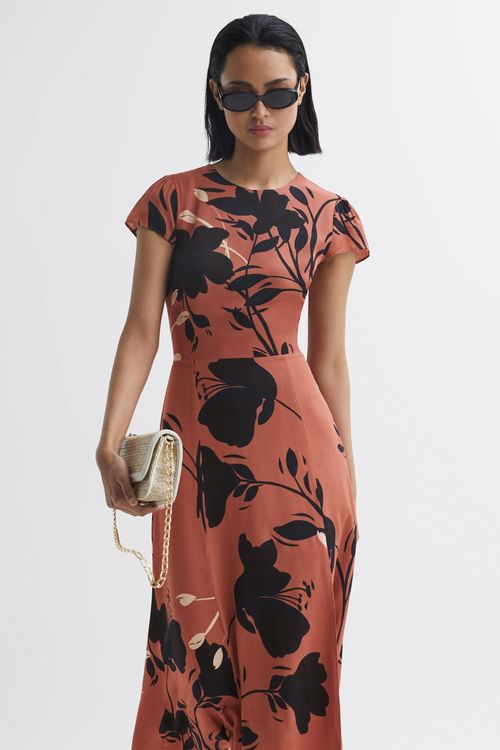 Floella - Blush/Black Floral...