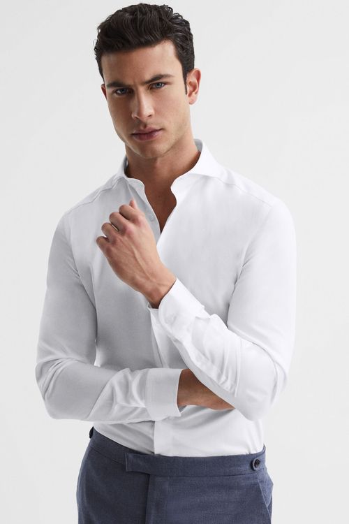 Hudson - White Slim Fit...