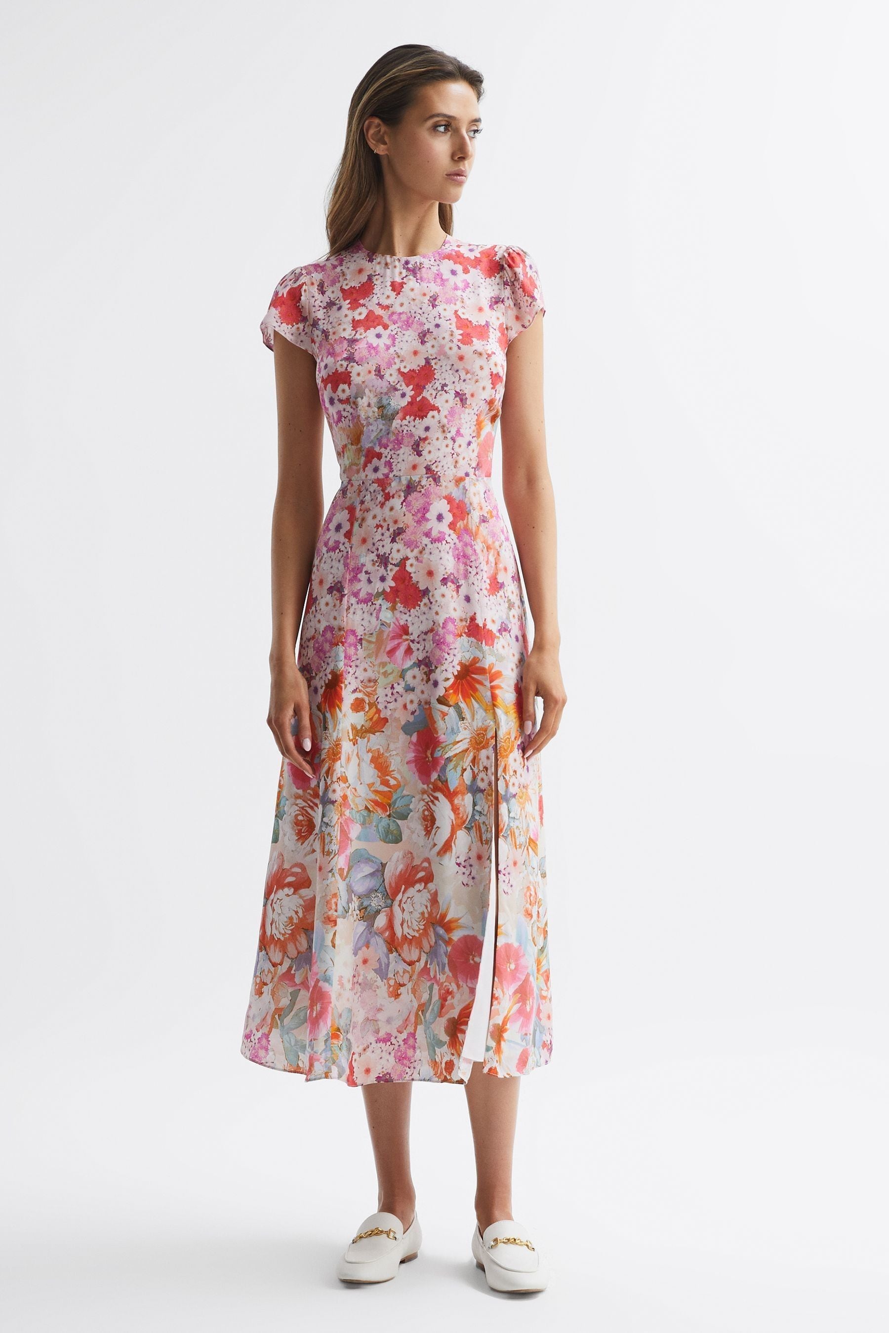 Reiss allie floral burnout dress on sale
