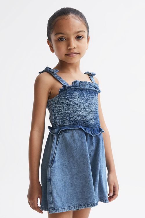 Hattie Junior Denim Playsuit...