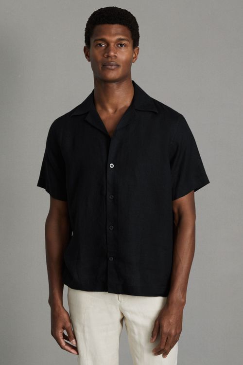 Beldi - Black Relaxed Linen...