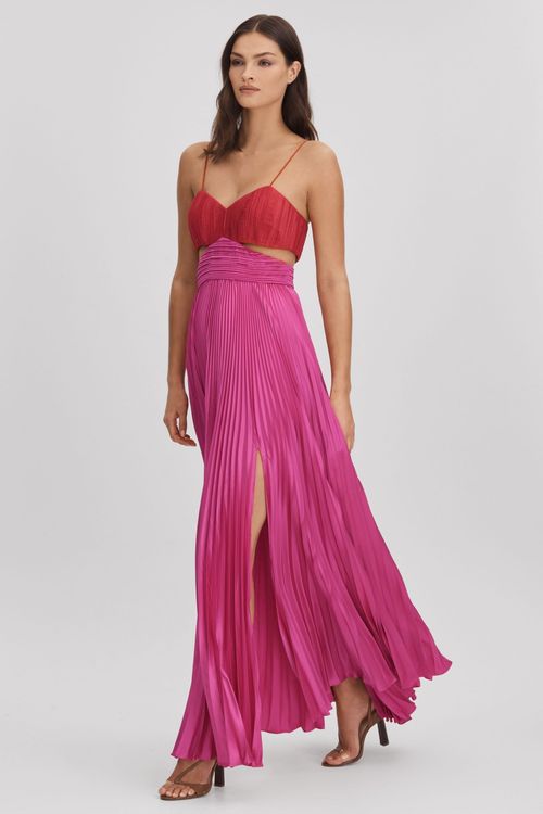 Amur Pleated Cut-Out Maxi...