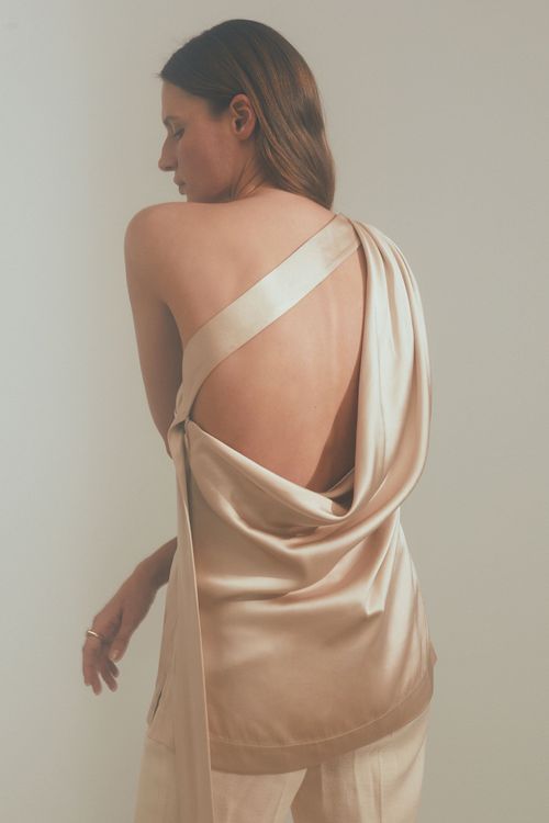 Atelier One Shoulder Drape...