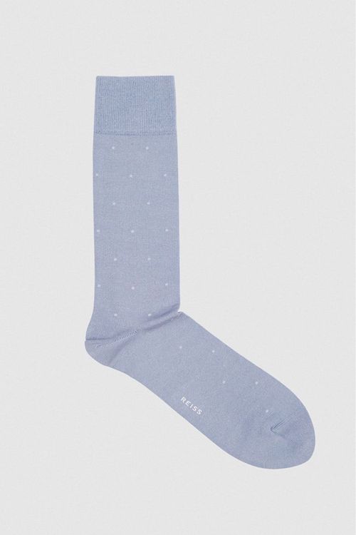 Mario - Soft Blue Polka Dot...