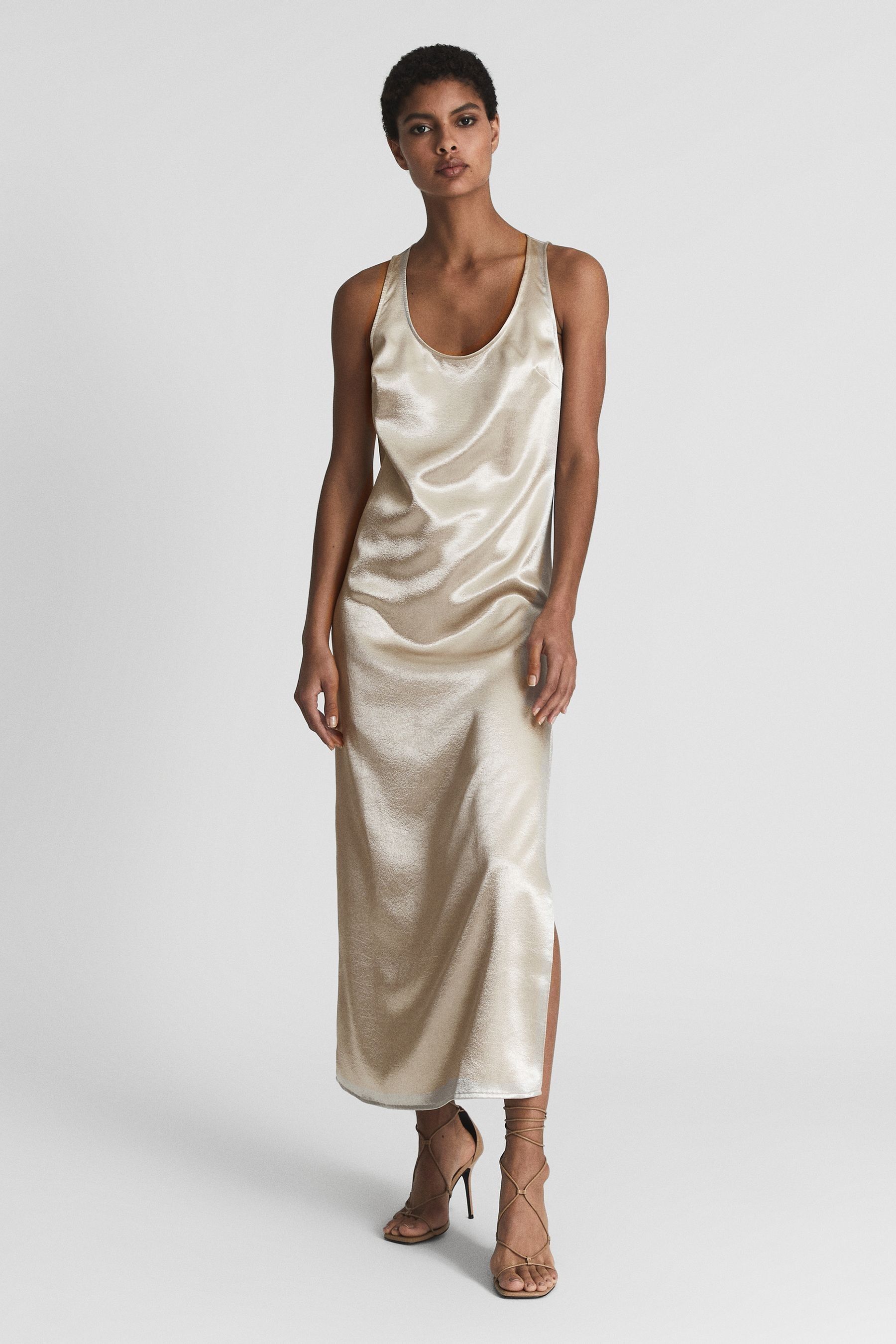 Reiss positano dress silver new arrivals