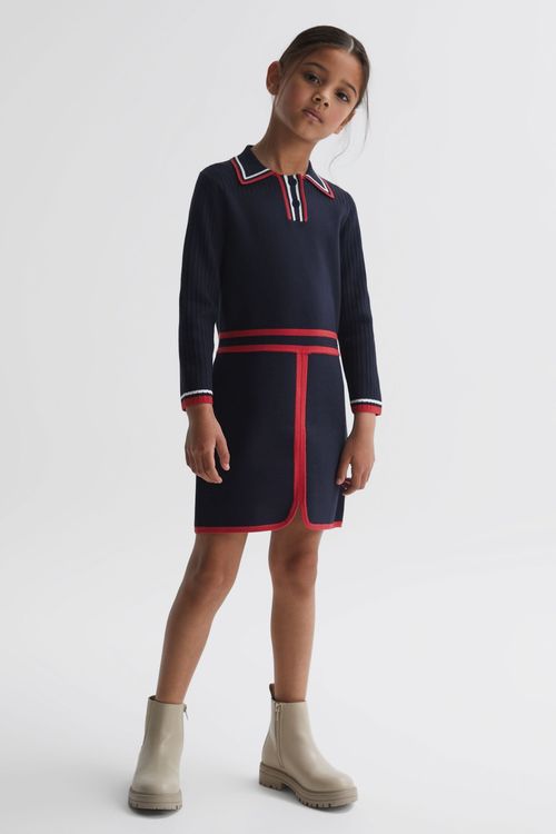 Ruby Navy Senior Polo Dress -...