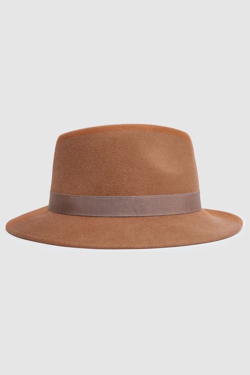 Ally - Camel Ally Wool Fedora...