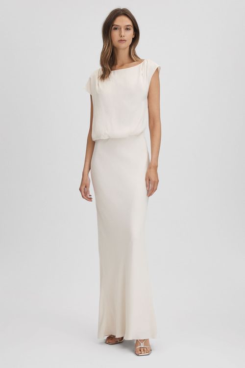 Rupa - Ivory Rupa Draped Maxi...