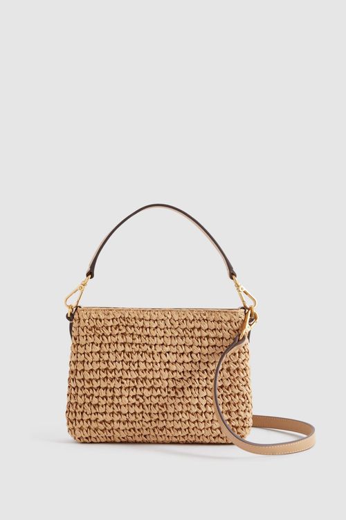 Brompton - Tan Leather Raffia...