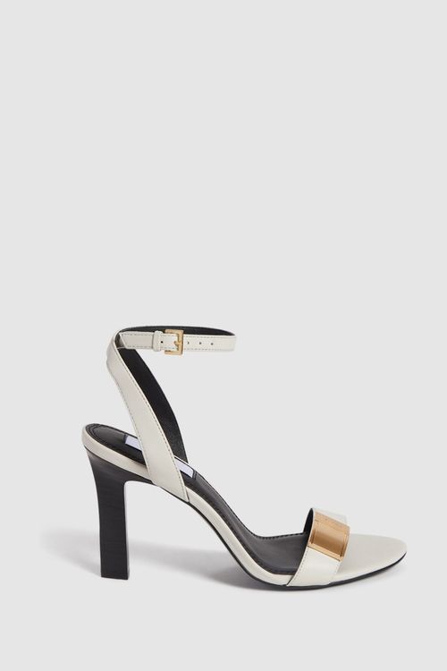 Ada - Off White Strappy Heel...