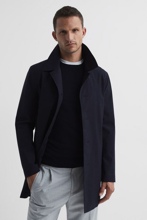 Perrin - Navy Trench With...