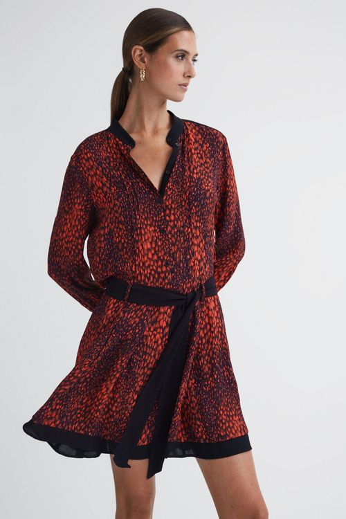 Kinsey - Red Animal Print...