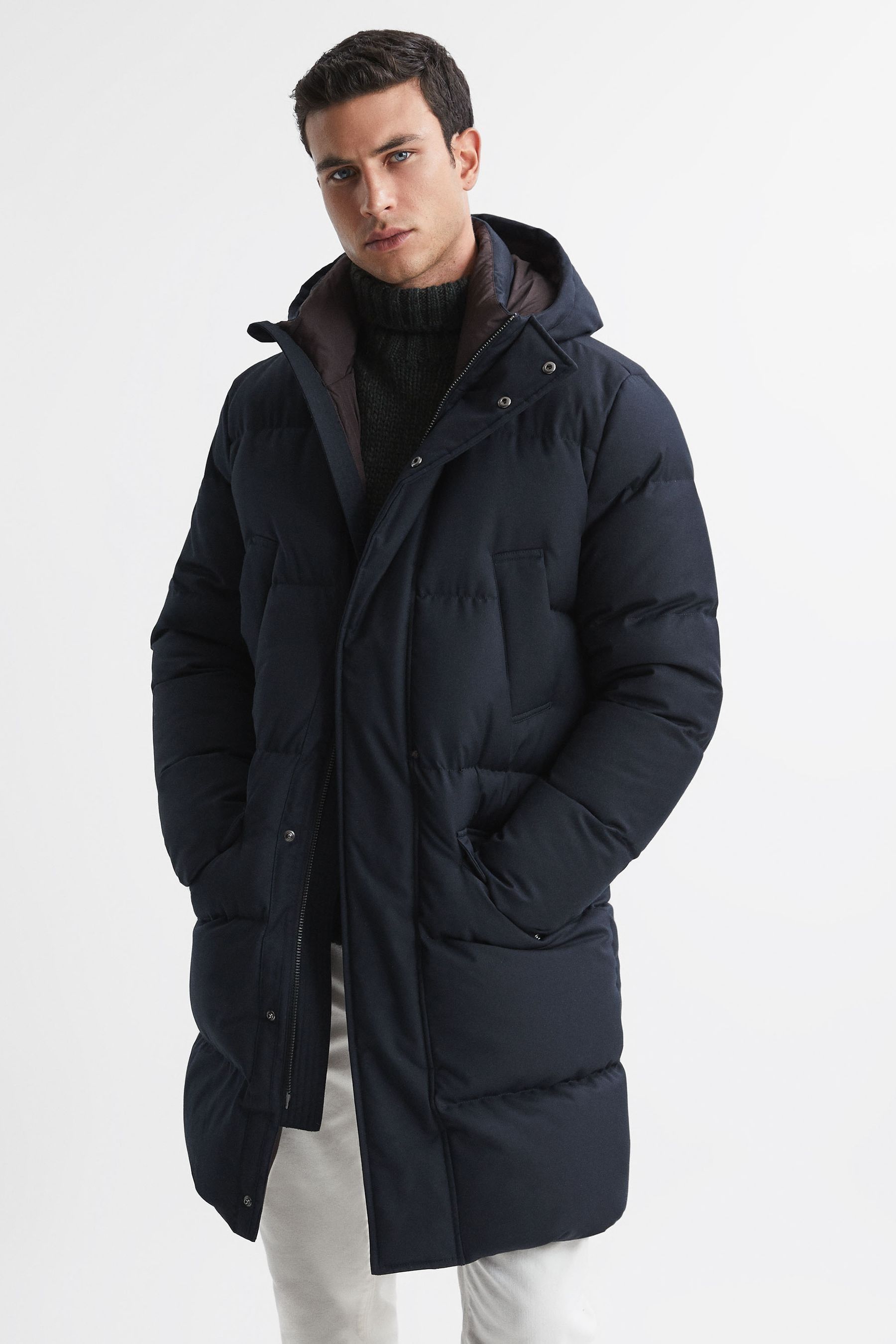 Reiss hamish quilted jacket top