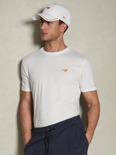 MCLAREN F1 MERCERISED COTTON CREW NECK T-SHIRT