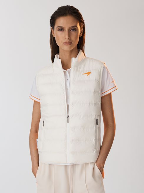MCLAREN F1 HYBRID QUILT AND KNIT GILET