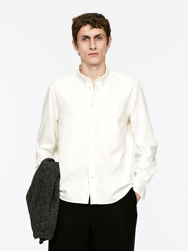 White Denim Shirt