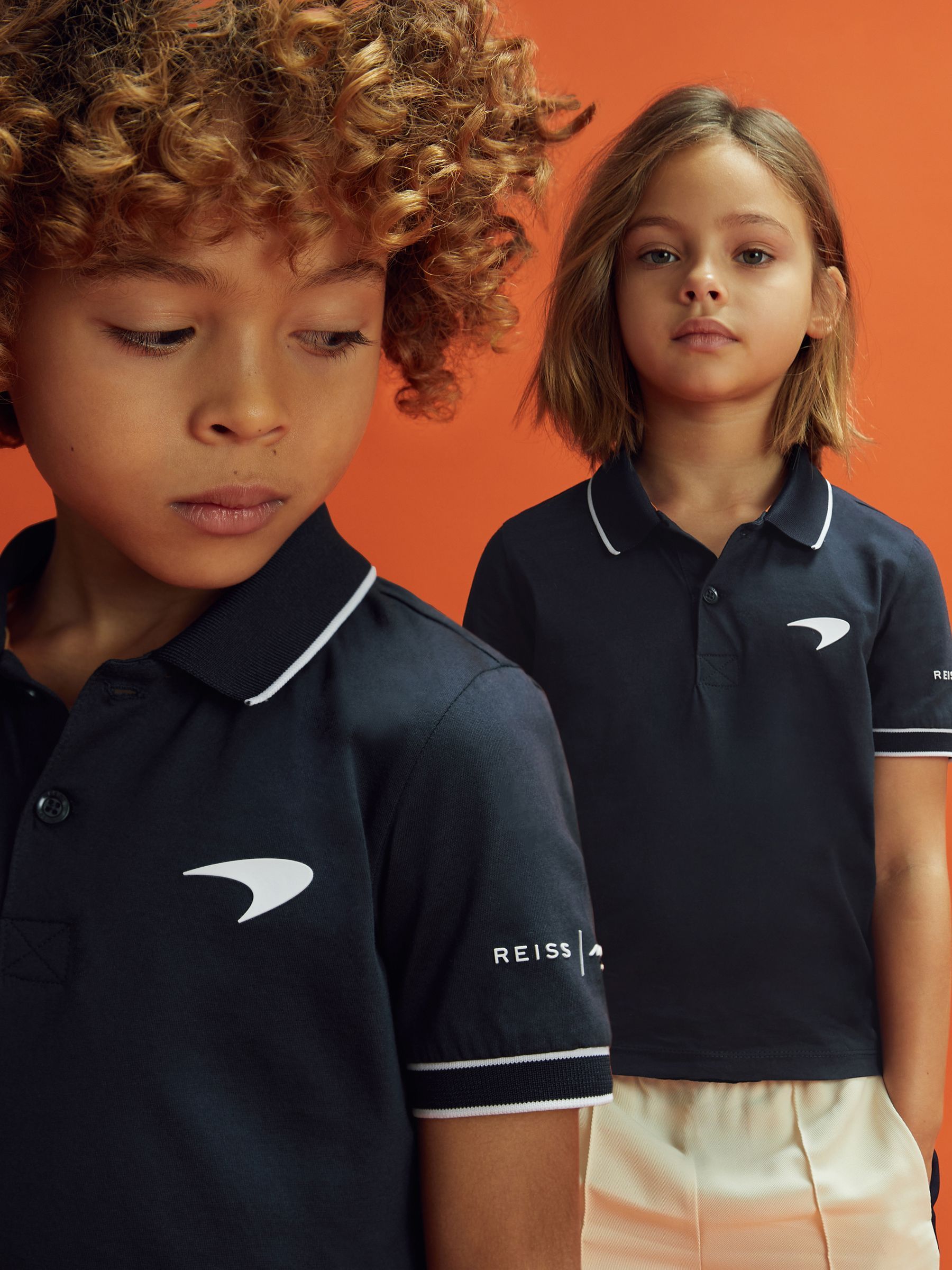 MCLAREN F1 MERCERISED COTTON POLO SHIRT